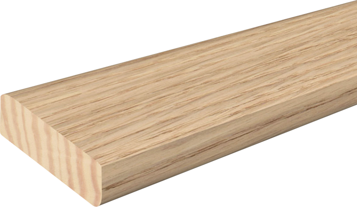 Eiche Massivholz Leiste - 8cm Breit, 2cm Stark & Sauber Gehobelt